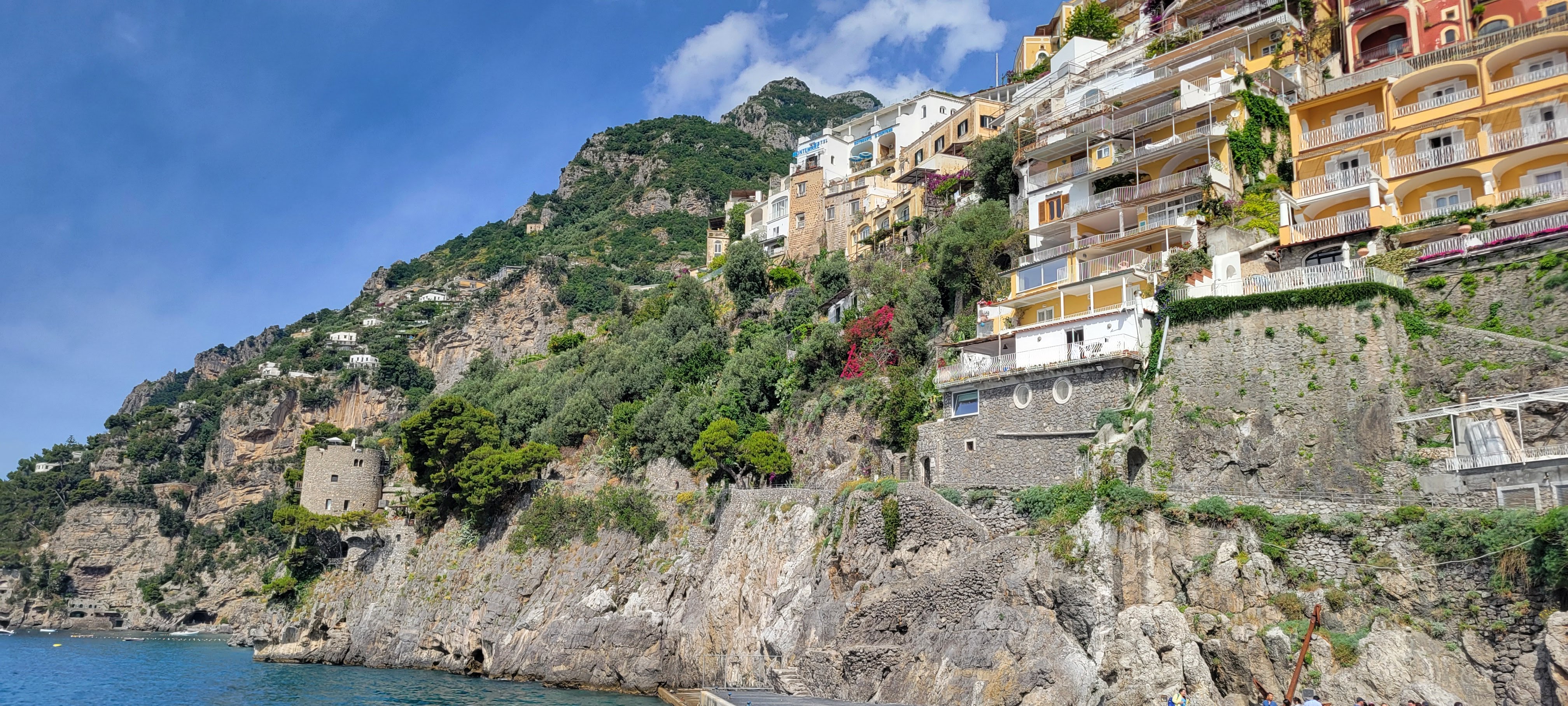 Built into the mountain