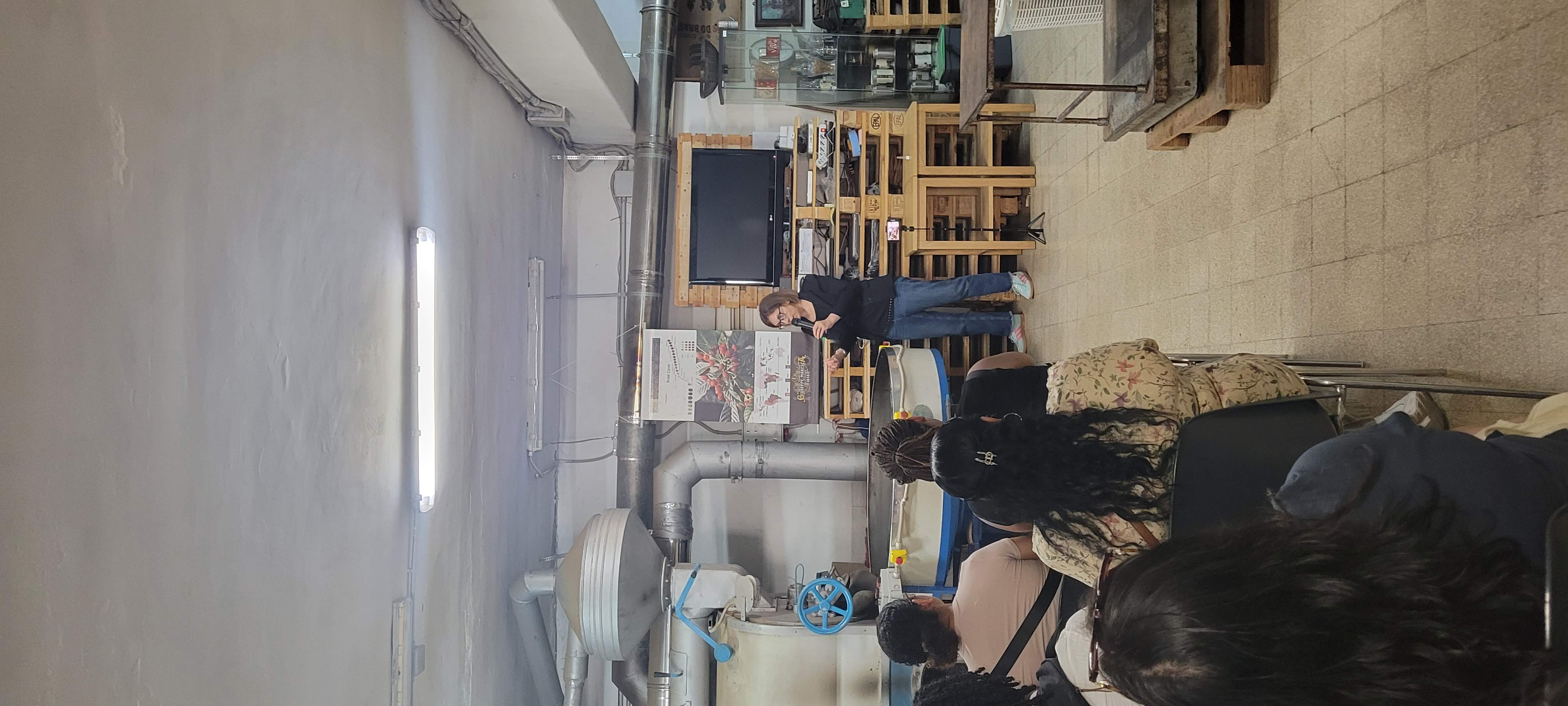 Lecture about coffee roasting
