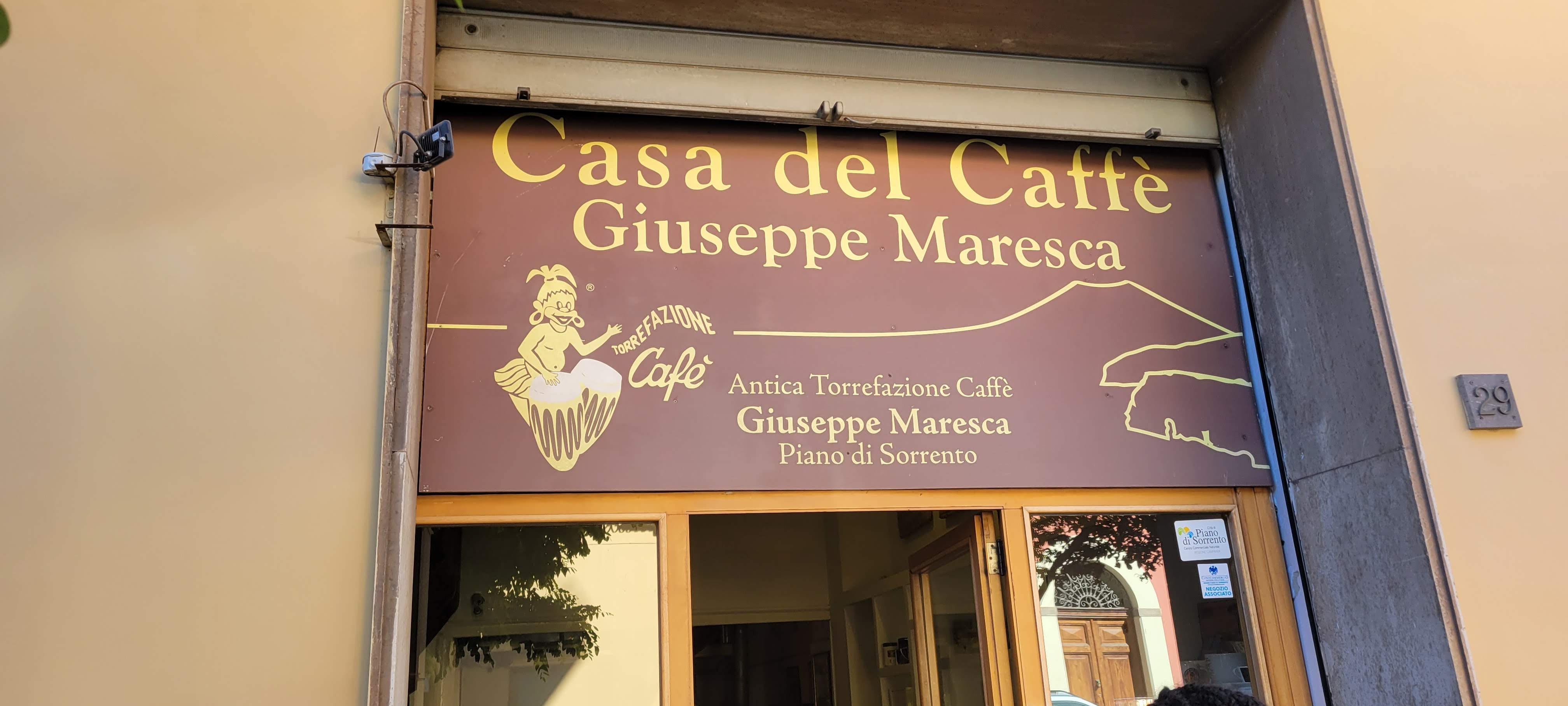 Maresca Cofffee Sign