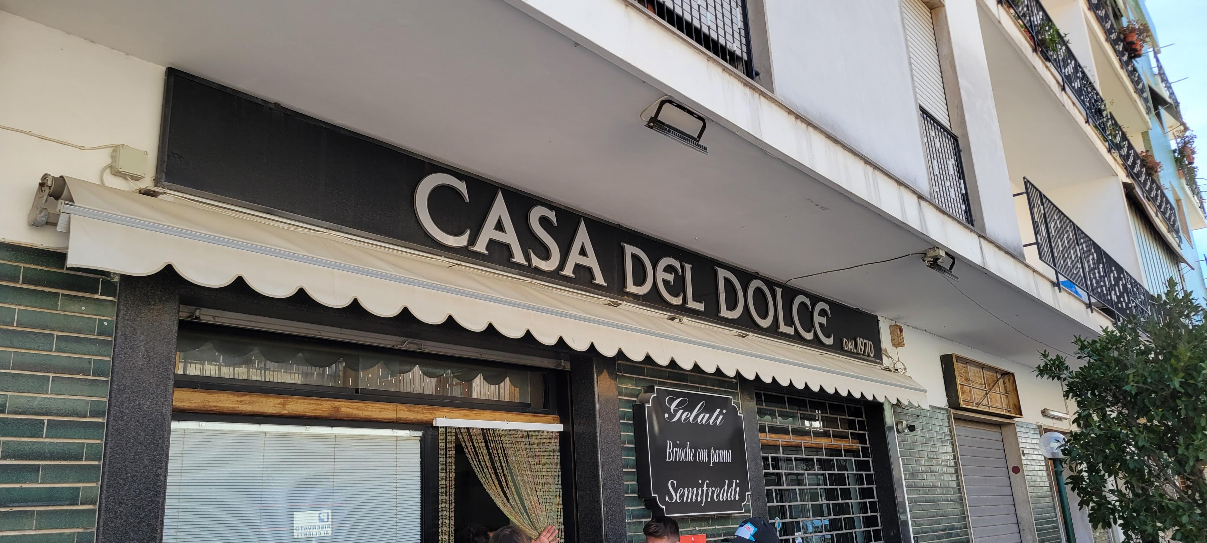 Sign at Casa del Dolce