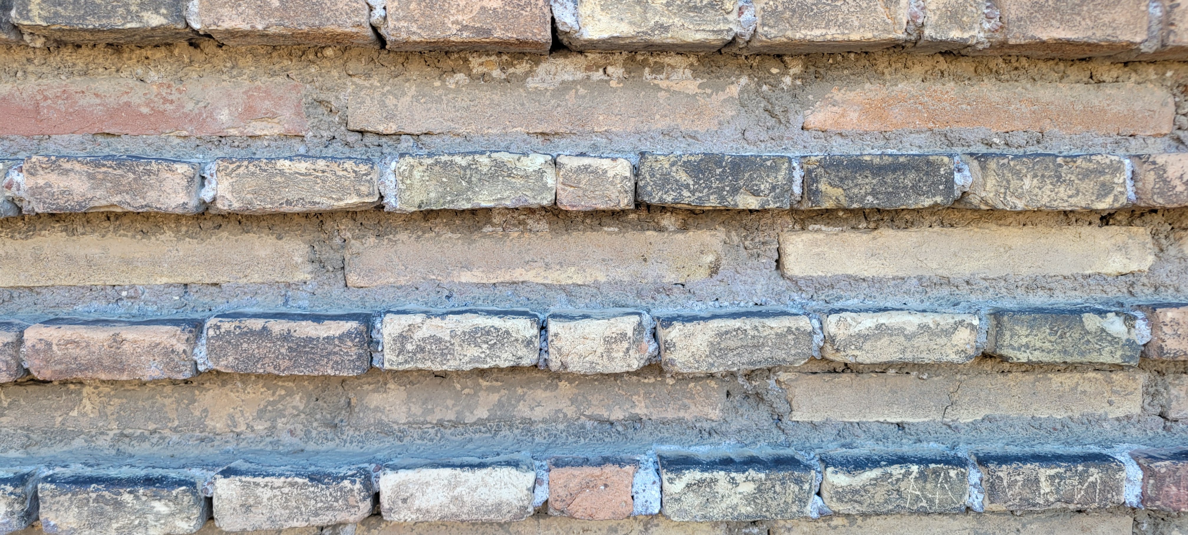 Bricks inside coliseum