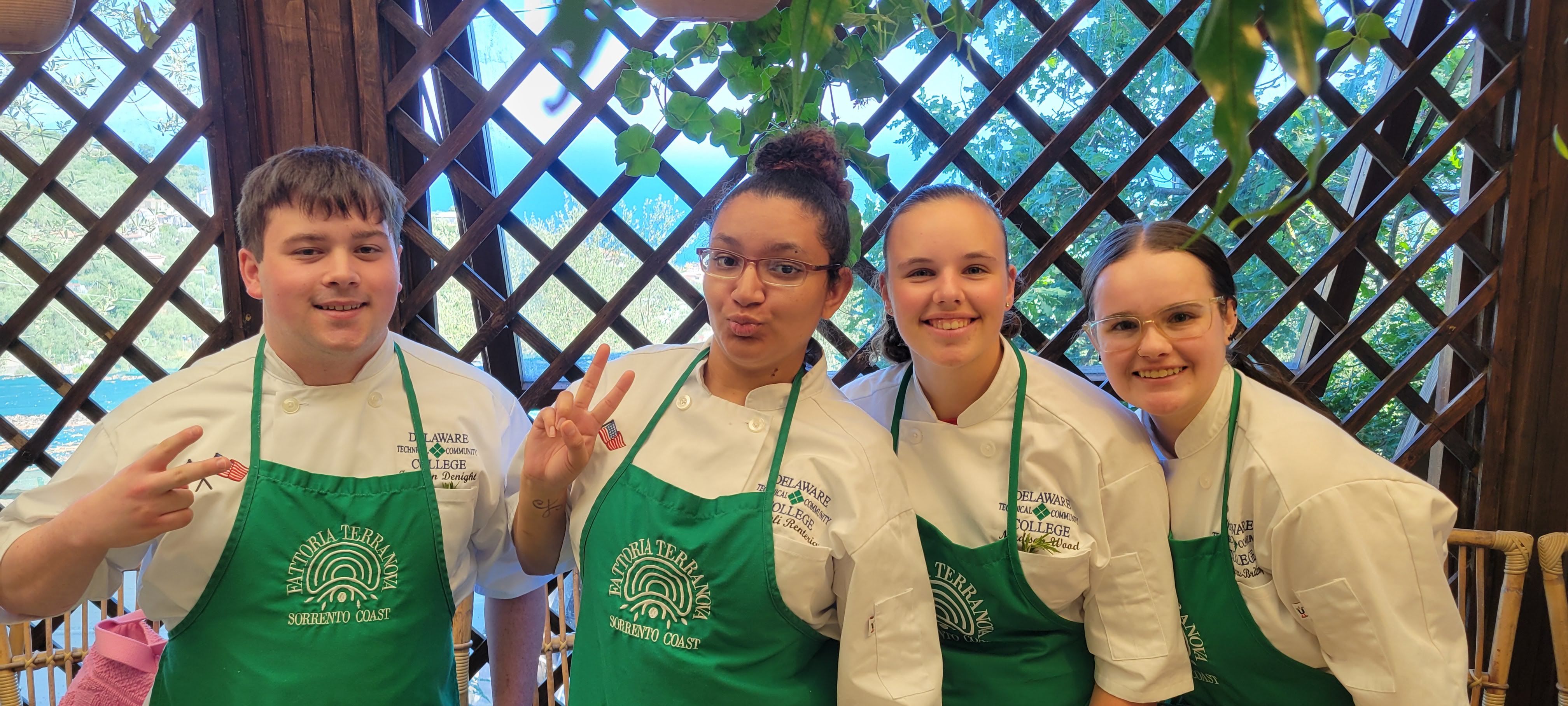 Friends ready to cook